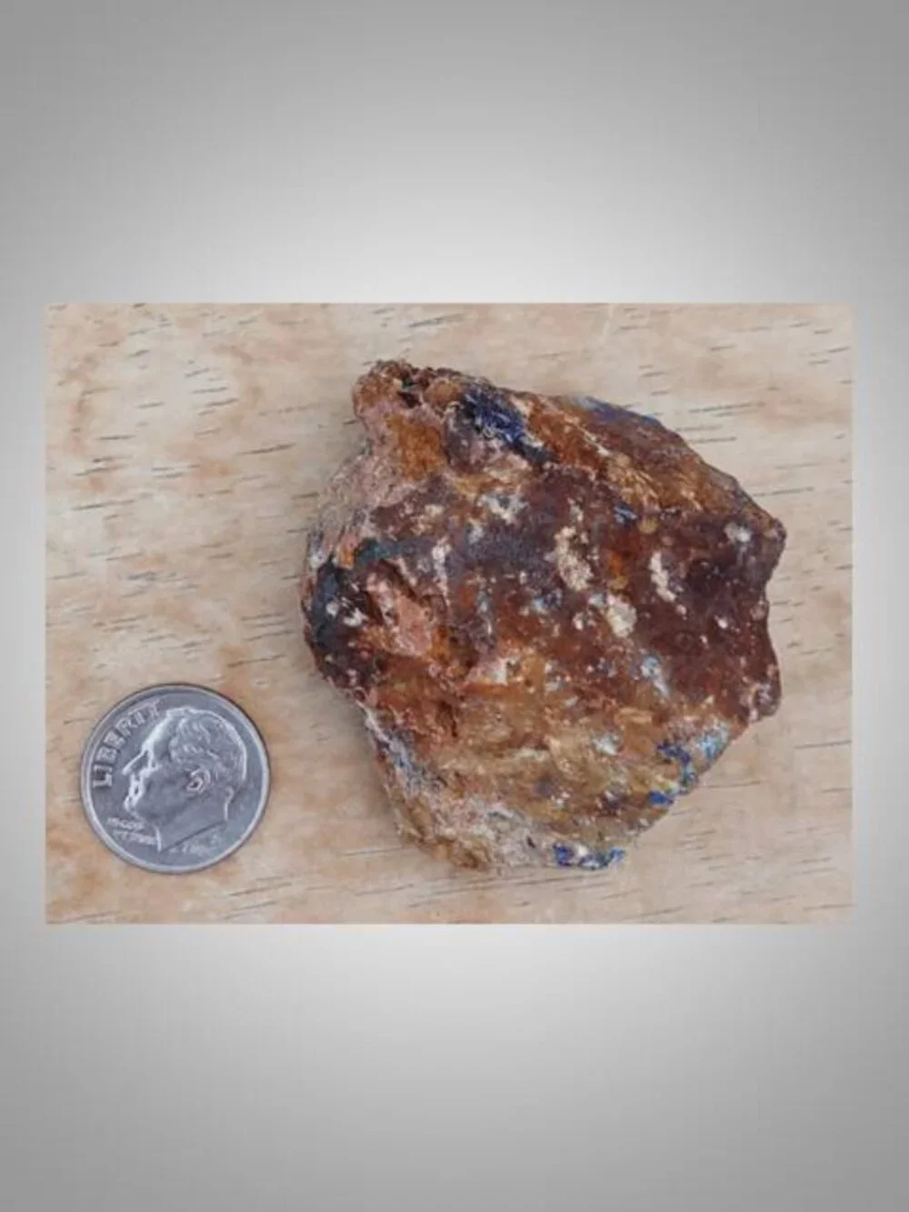 #9 Azurite crystal stone mineral rock  Communication Focus Chakra